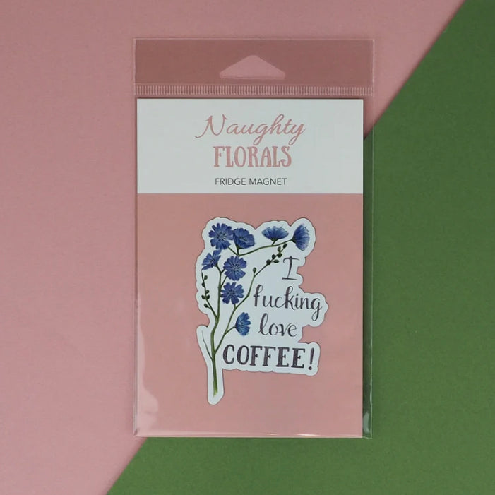 Naughty Florals Fridge Magnet