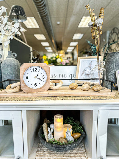 Wooden Desk/Table Clock