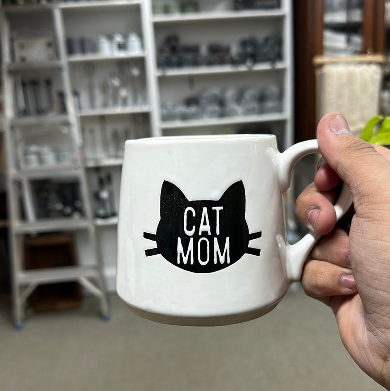 Cat mom coffee mug