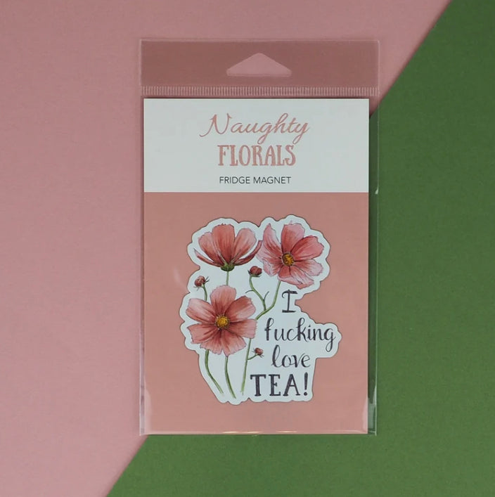 Naughty Florals Fridge Magnet