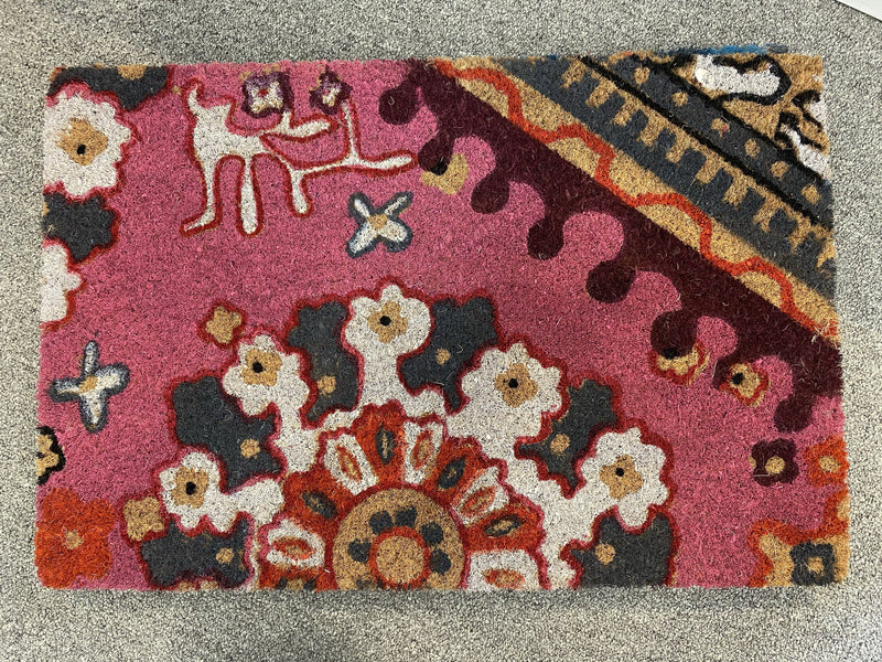 Pink Pattern | Coir Mat