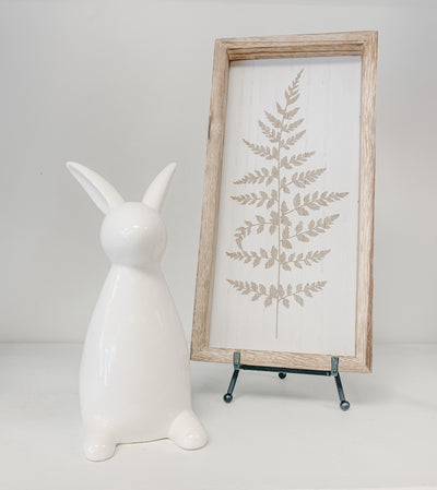 White Ceramic Bunny