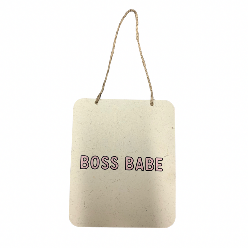 Boss Babe Metal Sign