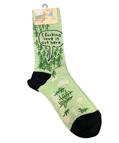 Women’s Blue Q Socks