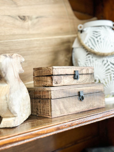 Hand-Crafted Wood Boxes