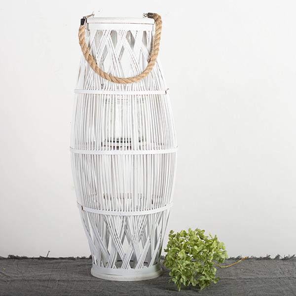 Willow Lantern with Rope Handle